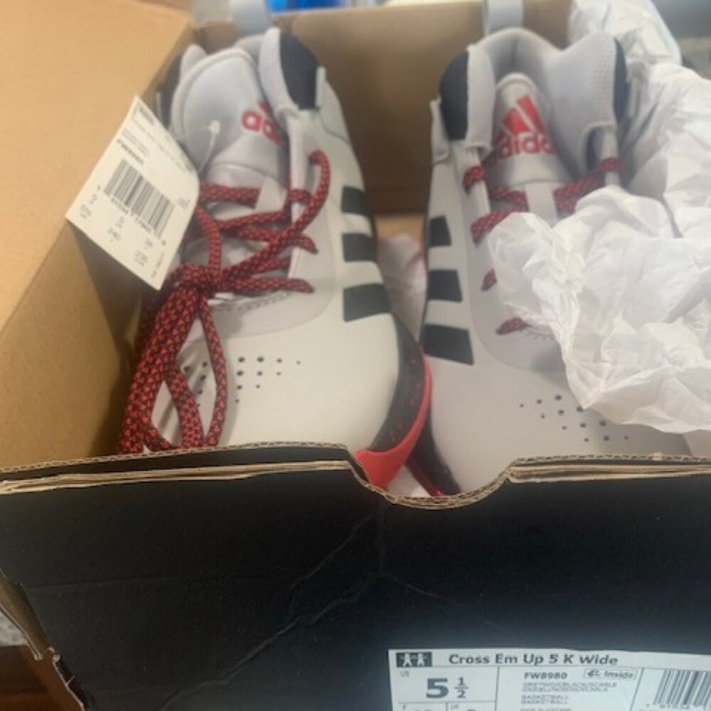 Kids Adidas Sneakers size 51/2Wide